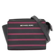 Pre-owned Svart skinn Michael Kors Crossbody veske