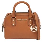 Pre-owned Brunt skinn Michael Kors veske