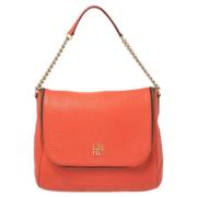 Pre-owned Oransje skinn Carolina Herrera veske