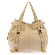 Pre-owned Beige skinn Michael Kors skulderveske