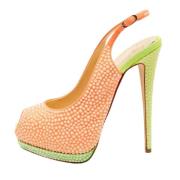 Pre-owned Oransje semsket skinn Giuseppe Zanotti haeler