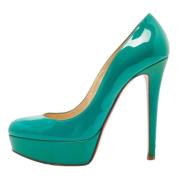 Pre-owned Gront skinn Christian Louboutin haeler