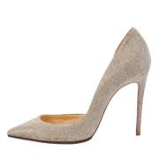 Pre-owned Metallisk stoff Christian Louboutin haeler