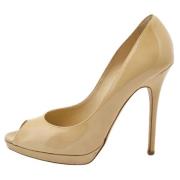 Pre-owned Beige skinn Jimmy Choo haeler