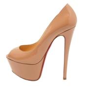 Pre-owned Beige skinn Christian Louboutin haeler