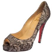 Pre-owned Svarte blonder Christian Louboutin haeler