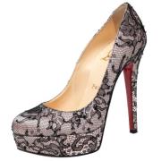 Pre-owned Svarte blonder Christian Louboutin haeler