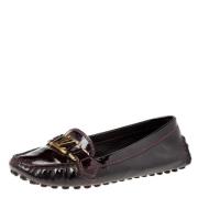 Pre-owned Brunt skinn Louis Vuitton Flats