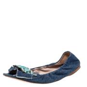 Pre-owned Bla Denim Miu Miu Leiligheter