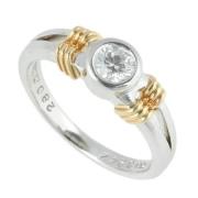 Pre-owned Sølv Platinum Dior Ring