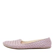 Pre-owned Lilla skinn Bottega Veneta Flats