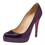 Pre-owned Lilla semsket skinn Christian Louboutin haeler