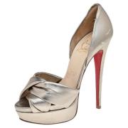 Pre-owned Metallisk skinn Christian Louboutin haeler