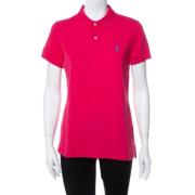 Pre-owned Rosa bomull Ralph Lauren Polo