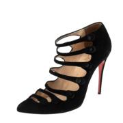 Pre-owned Svart semsket skinn Christian Louboutin haeler