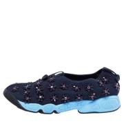 Pre-owned Blue Mesh Dior joggesko