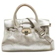 Pre-owned Gull Leather Jimmy Choo veske