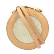 Pre-owned Beige skinn Bvlgari skulderveske