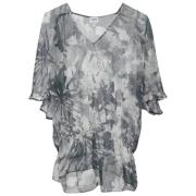 Pre-owned Grey Silk Armani Top Samlinger