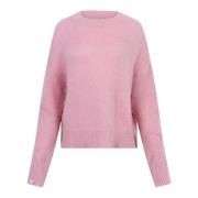 Behagelig Florie Brushed Sweater - Vasket Rosa