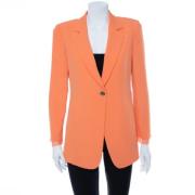 Pre-owned Oransje stoff Armani Blazer