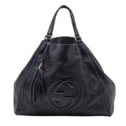 Pre-owned Bla skinn Gucci Tote