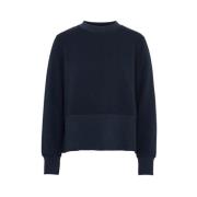 Navy Sadie Sweater - Økologisk Bomull