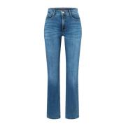 Boot Fringe Jeans - Medium Blue