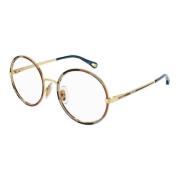 Red Havana Gold Eyewear Frames