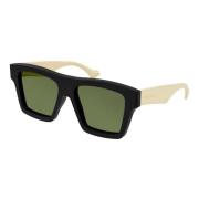 Black/Green Sunglasses