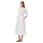 Hvit Xacus Odette Dress Kjole