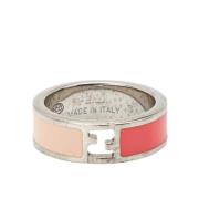 Pre-owned Fendi Ring i solvmetall