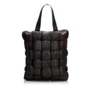 Pre-owned Brunt skinn Bottega Veneta Tote