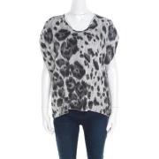 Pre-owned Gra silke Stella McCartney Topp