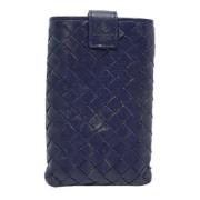 Pre-owned Bla skinn Bottega Veneta-veske