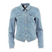 Anne Light Denim Jakke - Stilig og Varm