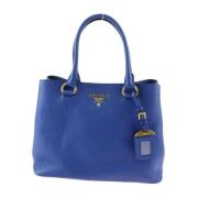 Pre-owned Bla Prada Tote i skinn