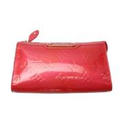 Pre-owned Rosa lerret Louis Vuitton Clutch