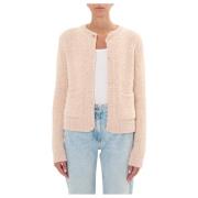 Zelda Pink Beige Cardigan