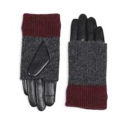 Burgundy Markberg Helly Glove 927 Black W/Grey+Burgundy 7,5 Hansker