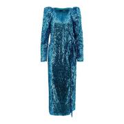 Sequin Wrap Dress