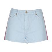 Lofg Tape Denim Shorts