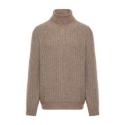 Italiensk Ull Turtleneck Sweater