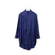 S52Dt0020-S54450 Casual Oversized Satengbluse