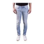 Slim-fit Oppgraderings Jeans for Menn