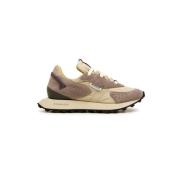 Beige Lave Sneakers for Kvinner