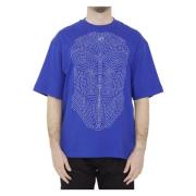 Blå Body Stitch Skate T-skjorte
