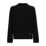 Grid Mockneck Strikkeplagg