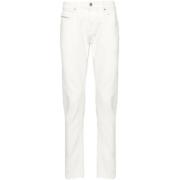 Hvite Slim Fit Jeans