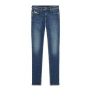 Punk-Rock Skinny Lav Midje Denim Bukser